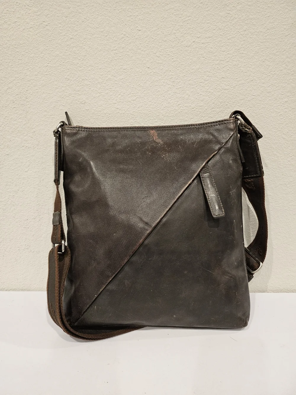 Salvatore Ferragamo Diagonal Flap Messenger Bag